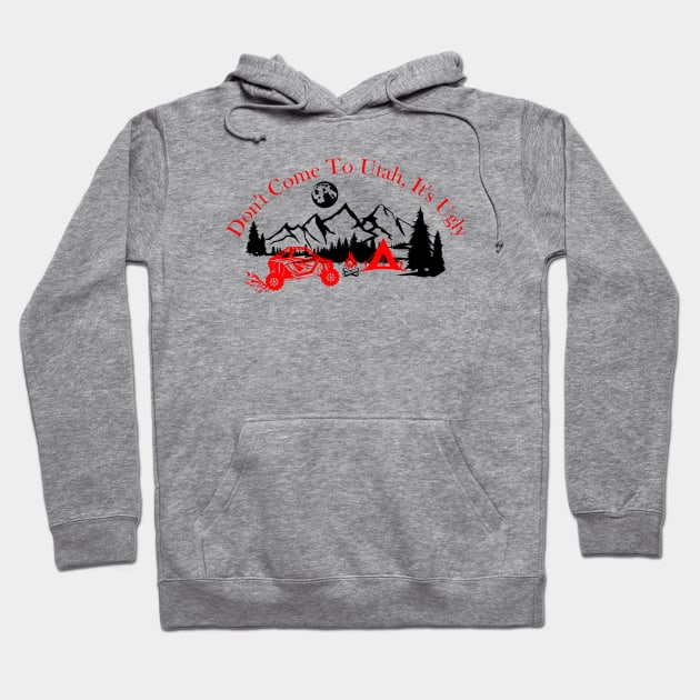 Utah Tshirt Hoodie by VikingHeart Designs